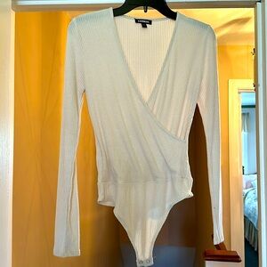 Express long sleeve sweater bodysuit